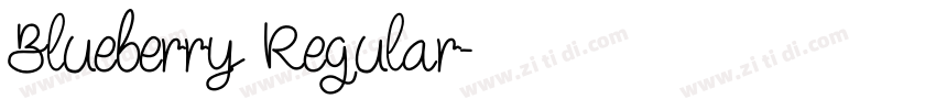 Blueberry Regular字体转换 Blueberry Regular字体转换
